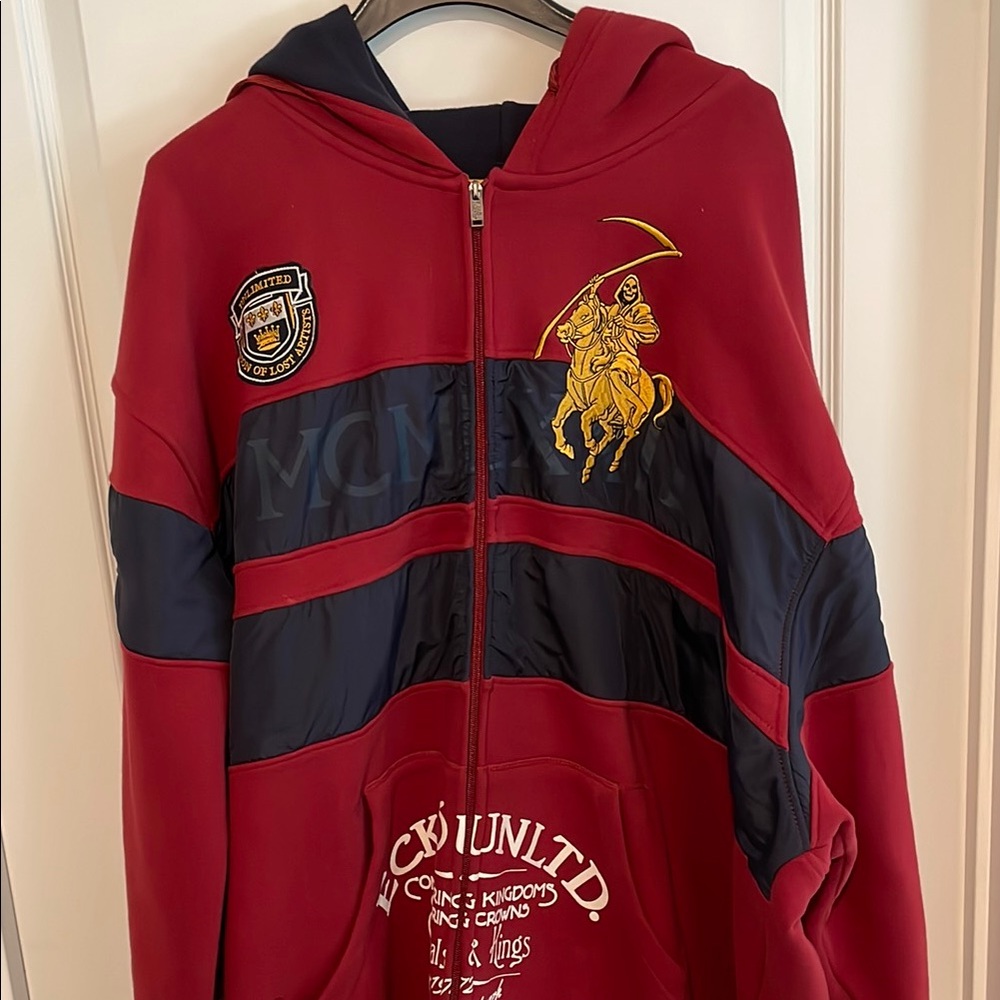 Ecko Unlimited Men's Red and Black Jacket